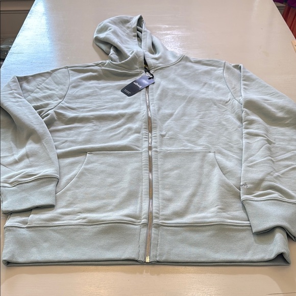 AllBirds Anytime Full Zip Hoodie Bark Grey Size Medium - Picture 3 of 11